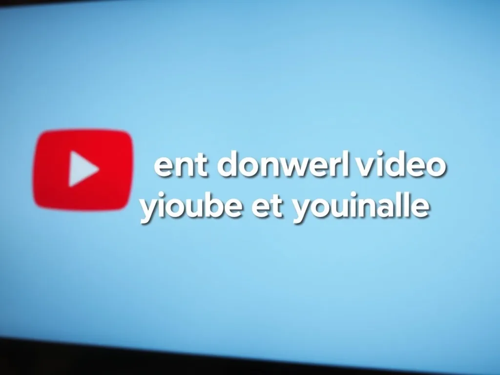 Comment télécharger vidéo youtube facilement et rapidement