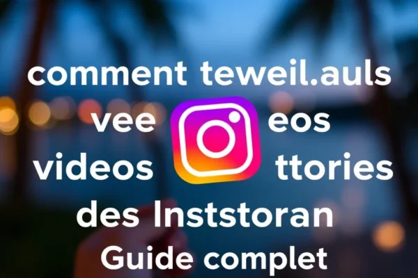 Comment télécharger les vidéos des Stories Instagram : Guide complet