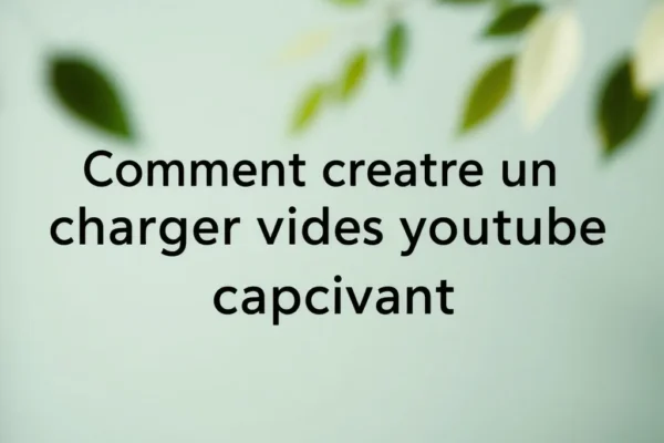 Comment créer un charger video youtube captivant